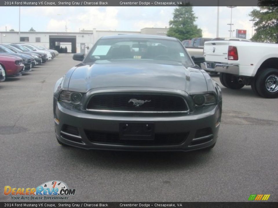 2014 Ford Mustang V6 Coupe Sterling Gray / Charcoal Black Photo #15