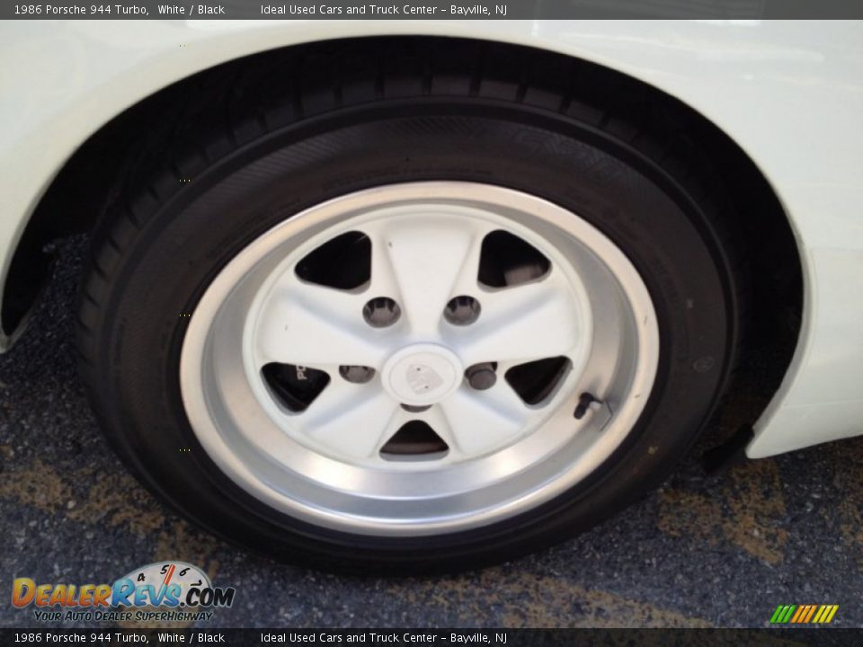 1986 Porsche 944 Turbo White / Black Photo #9