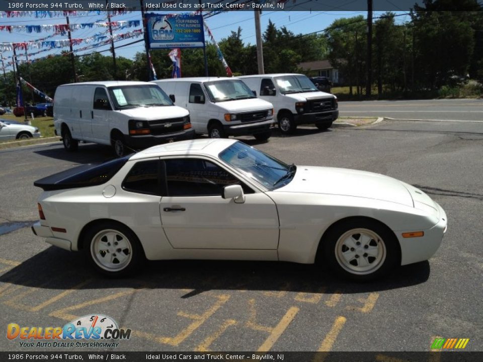 1986 Porsche 944 Turbo White / Black Photo #10