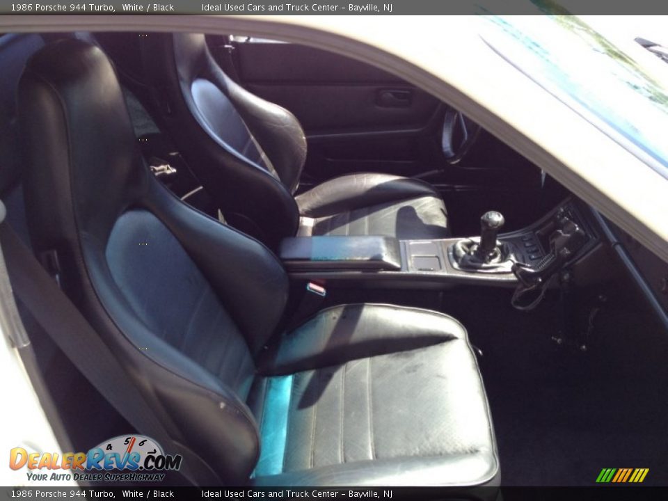 1986 Porsche 944 Turbo White / Black Photo #13