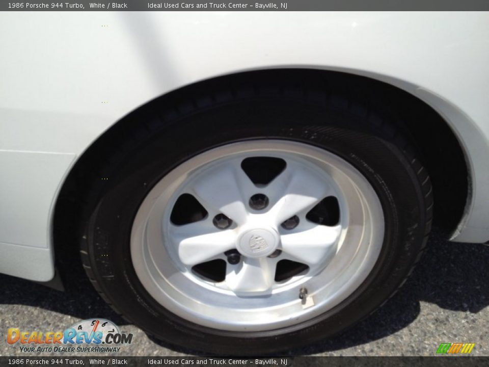 1986 Porsche 944 Turbo White / Black Photo #19