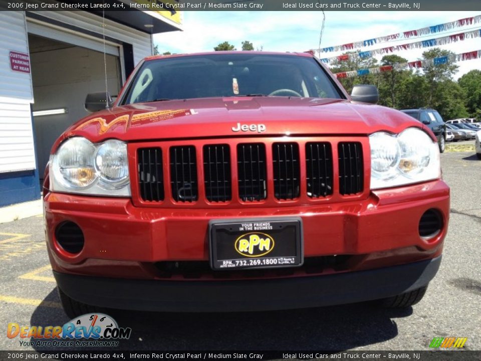 2006 Jeep Grand Cherokee Laredo 4x4 Inferno Red Crystal Pearl / Medium Slate Gray Photo #4
