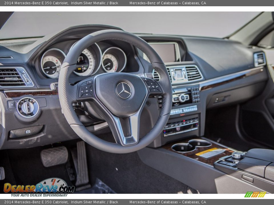 2014 Mercedes-Benz E 350 Cabriolet Iridium Silver Metallic / Black Photo #5