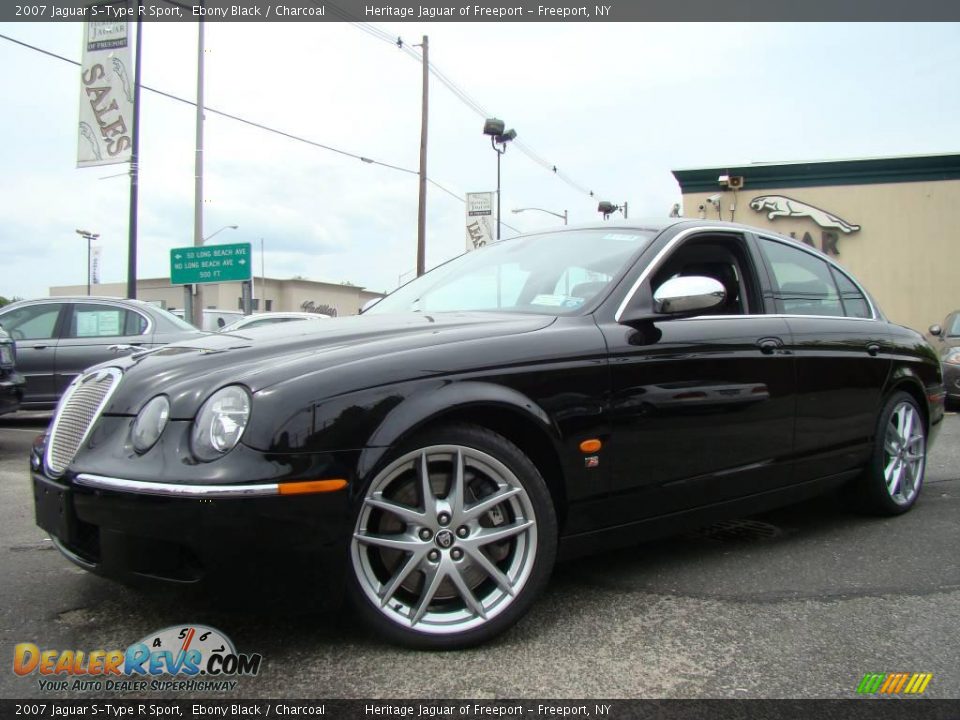 Ebony Black 2007 Jaguar S-Type R Sport Photo #1