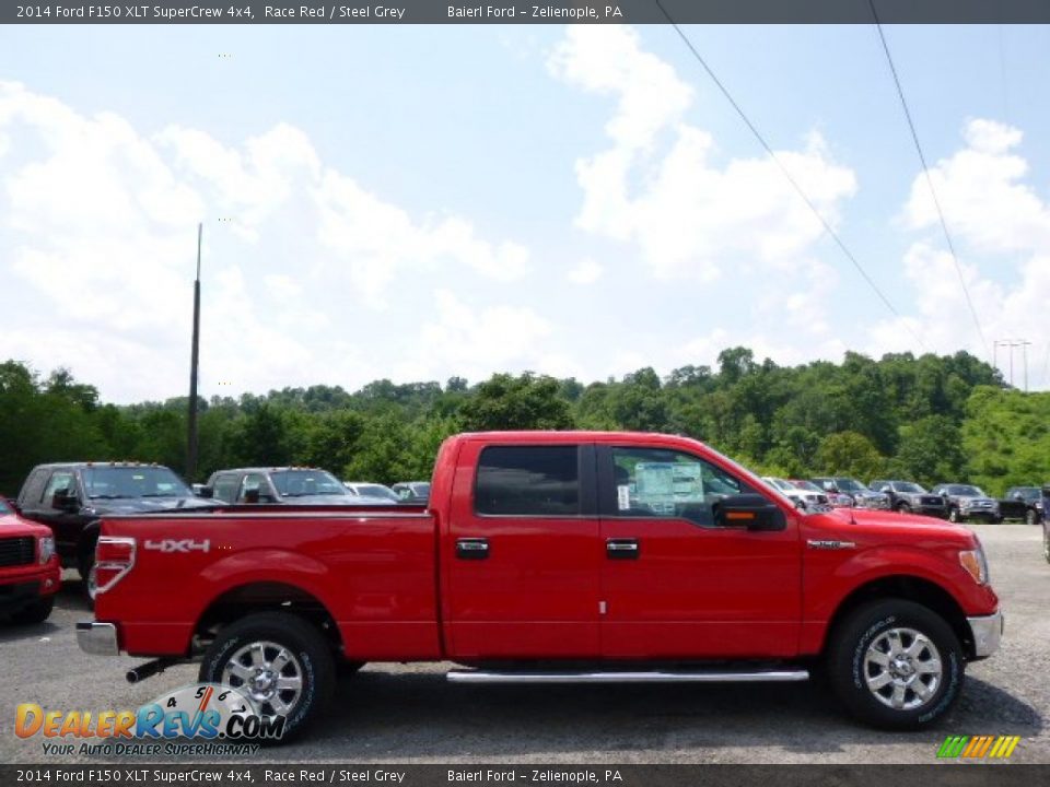 2014 Ford F150 XLT SuperCrew 4x4 Race Red / Steel Grey Photo #1