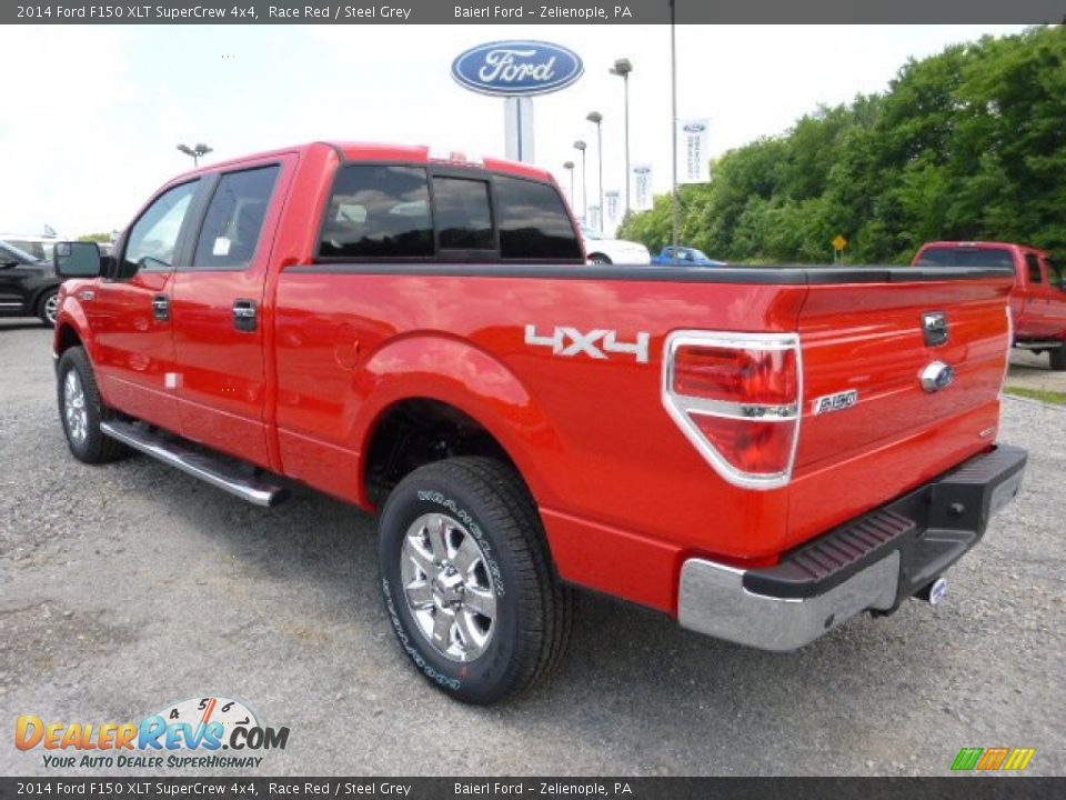 2014 Ford F150 XLT SuperCrew 4x4 Race Red / Steel Grey Photo #6