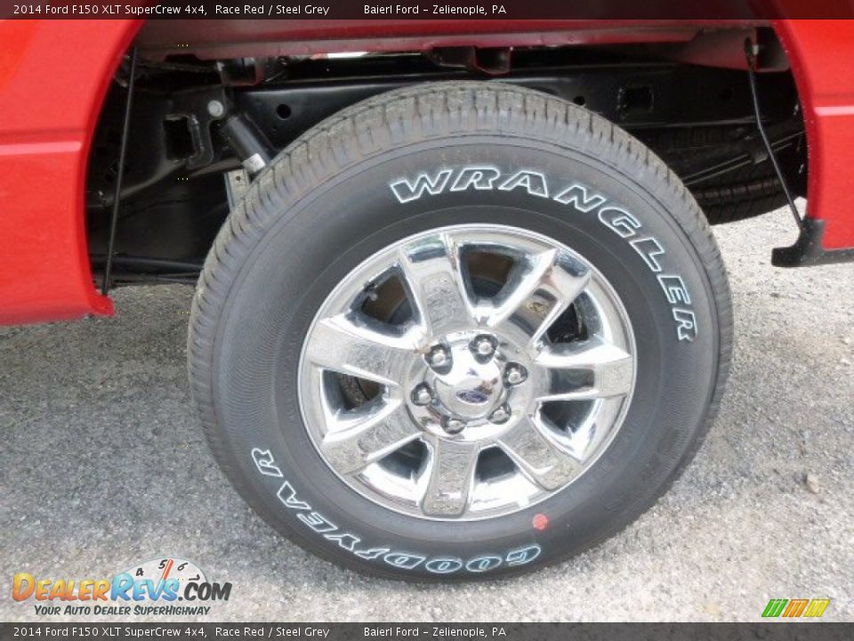 2014 Ford F150 XLT SuperCrew 4x4 Race Red / Steel Grey Photo #9