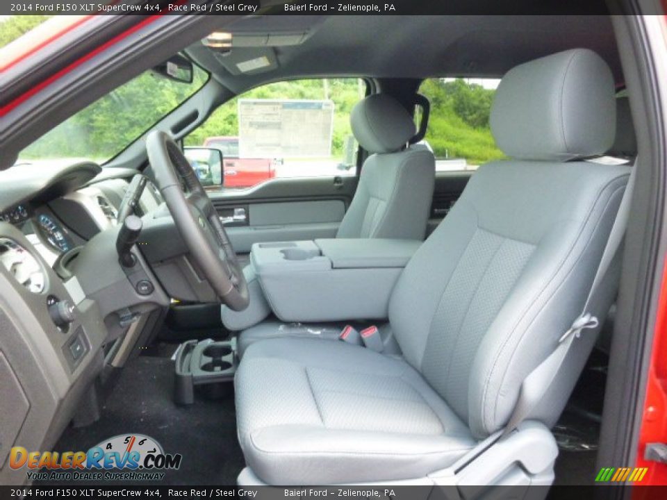 2014 Ford F150 XLT SuperCrew 4x4 Race Red / Steel Grey Photo #10