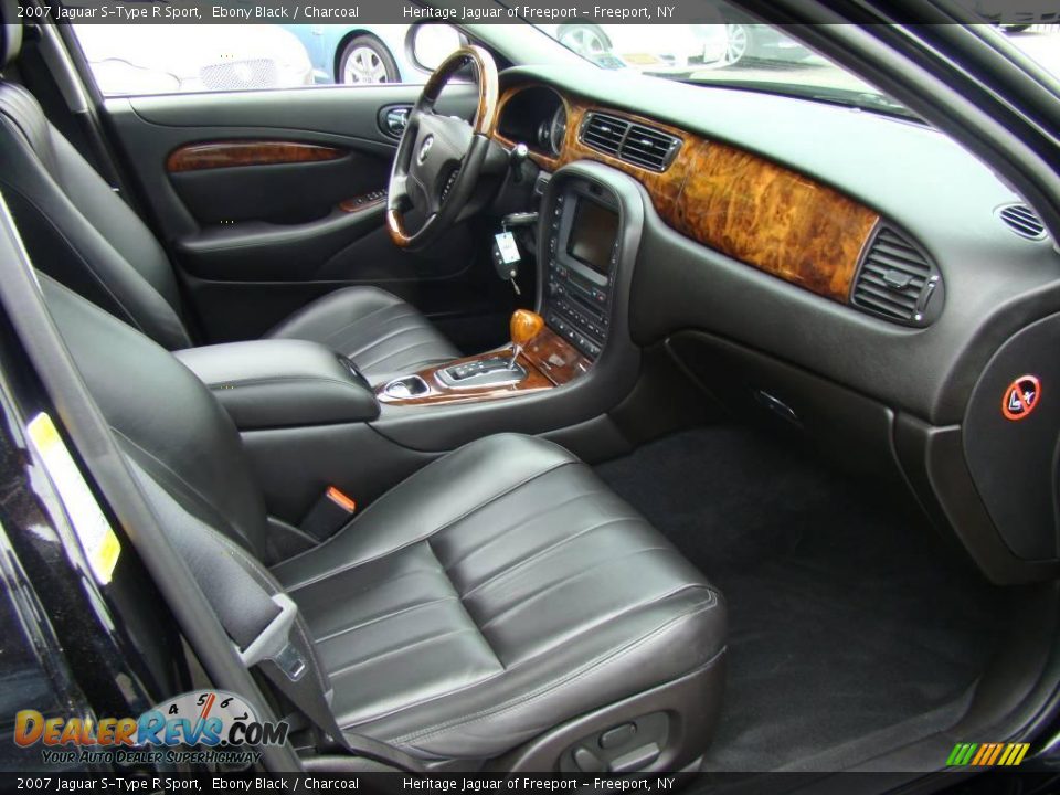 Charcoal Interior - 2007 Jaguar S-Type R Sport Photo #19