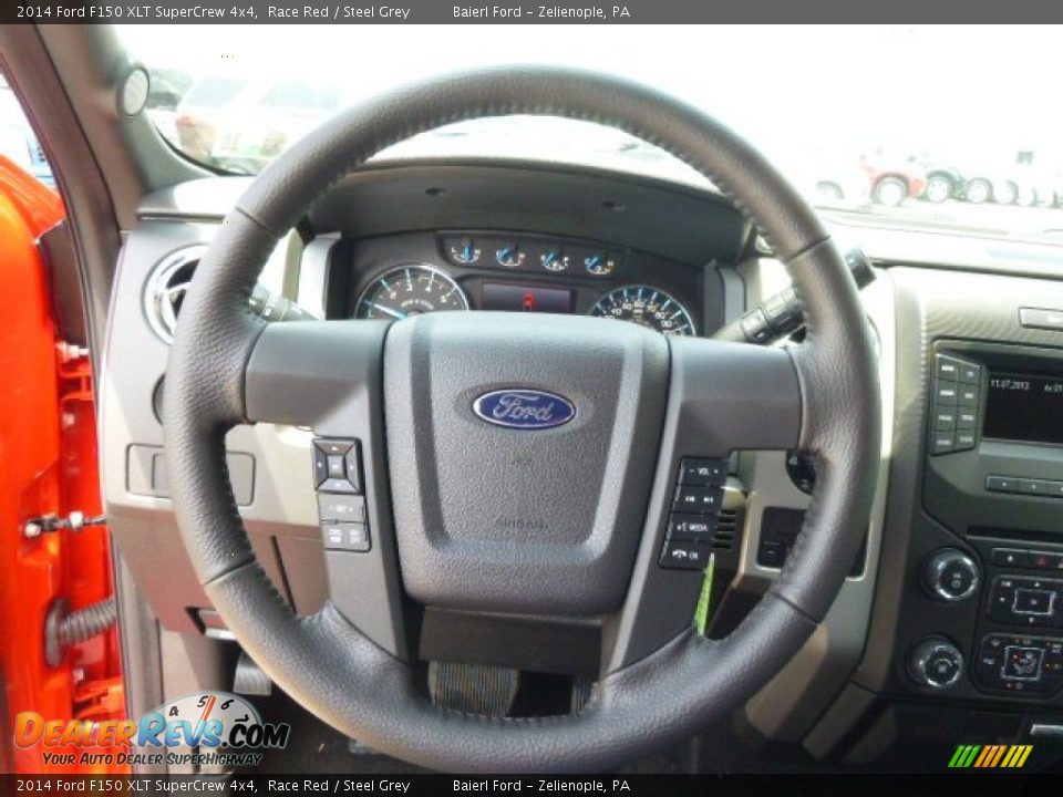 2014 Ford F150 XLT SuperCrew 4x4 Race Red / Steel Grey Photo #18