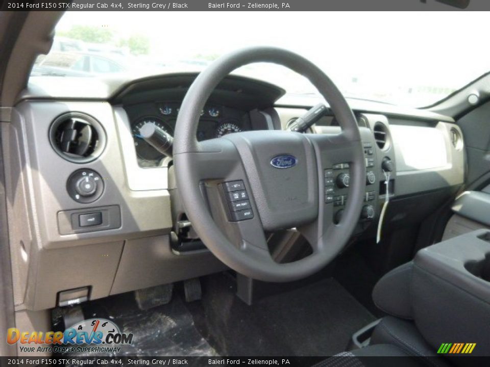2014 Ford F150 STX Regular Cab 4x4 Sterling Grey / Black Photo #11