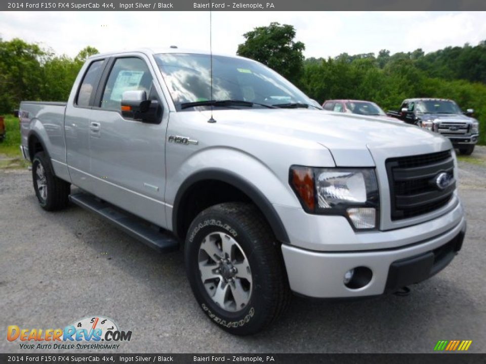 2014 Ford F150 FX4 SuperCab 4x4 Ingot Silver / Black Photo #2