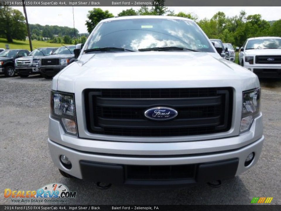 2014 Ford F150 FX4 SuperCab 4x4 Ingot Silver / Black Photo #3