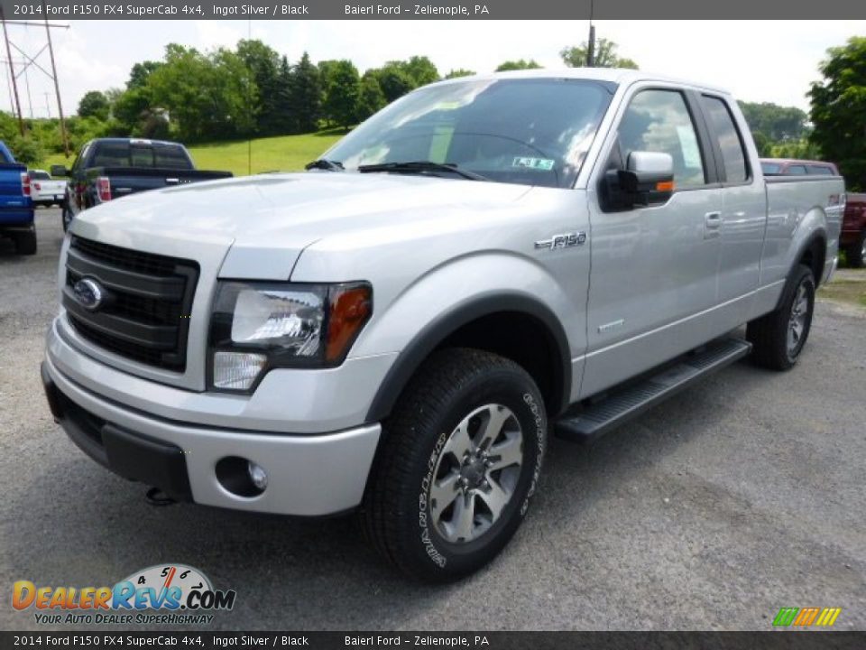 2014 Ford F150 FX4 SuperCab 4x4 Ingot Silver / Black Photo #4