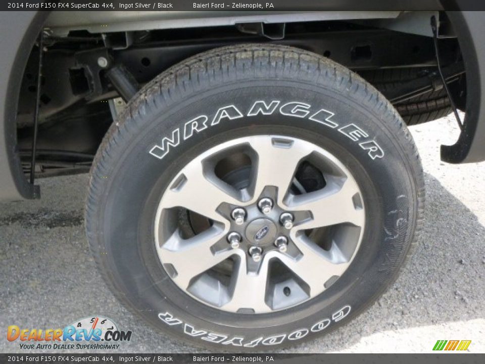 2014 Ford F150 FX4 SuperCab 4x4 Ingot Silver / Black Photo #9