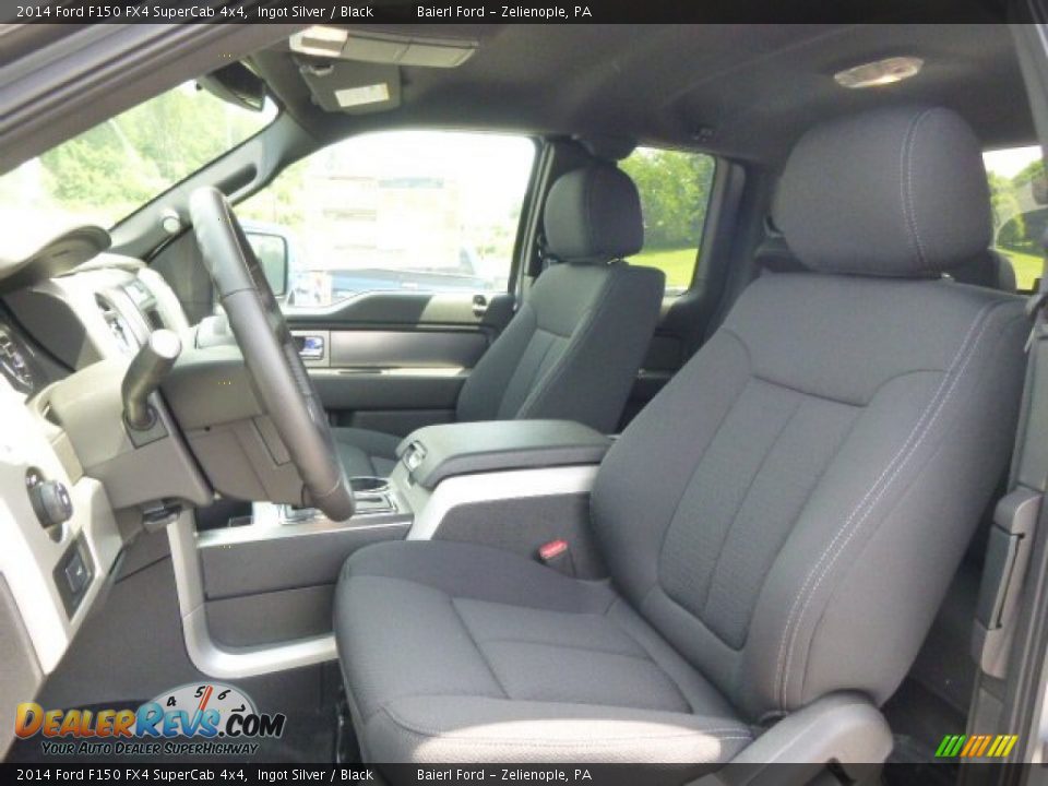 2014 Ford F150 FX4 SuperCab 4x4 Ingot Silver / Black Photo #10