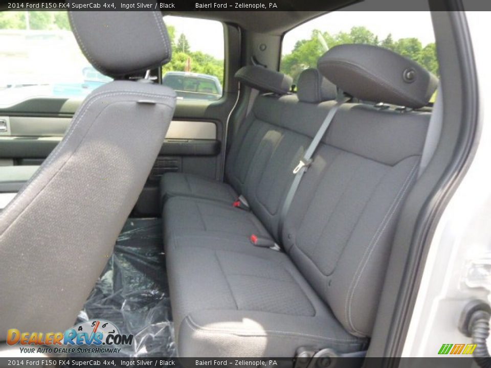 2014 Ford F150 FX4 SuperCab 4x4 Ingot Silver / Black Photo #11