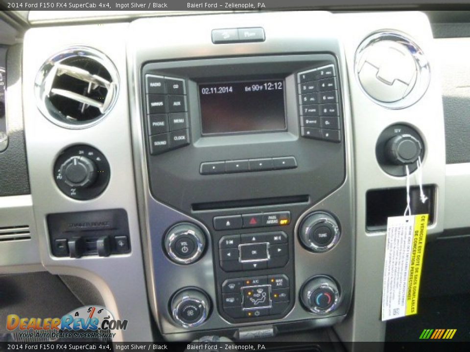 2014 Ford F150 FX4 SuperCab 4x4 Ingot Silver / Black Photo #14