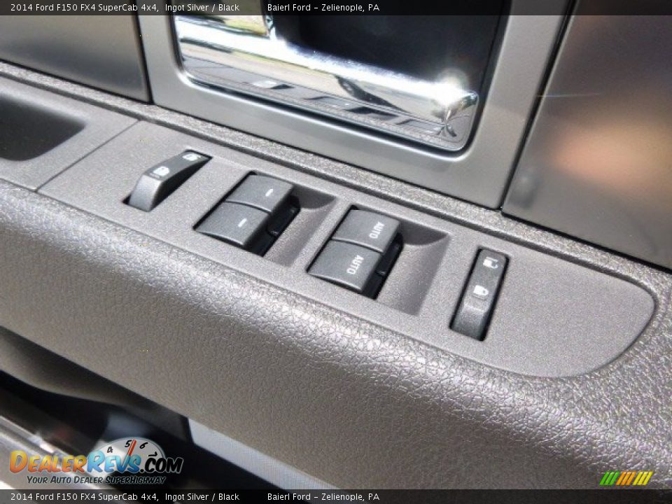 2014 Ford F150 FX4 SuperCab 4x4 Ingot Silver / Black Photo #17