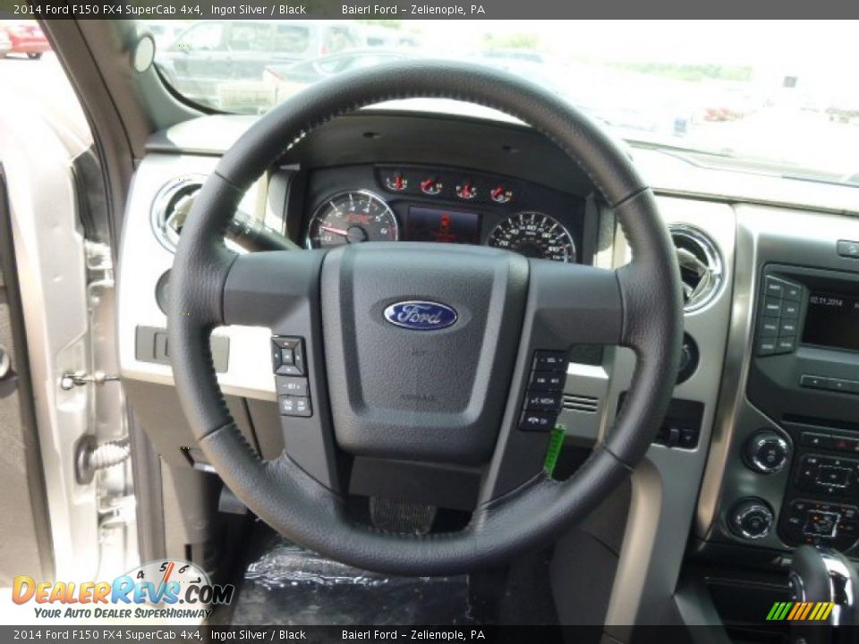 2014 Ford F150 FX4 SuperCab 4x4 Ingot Silver / Black Photo #18