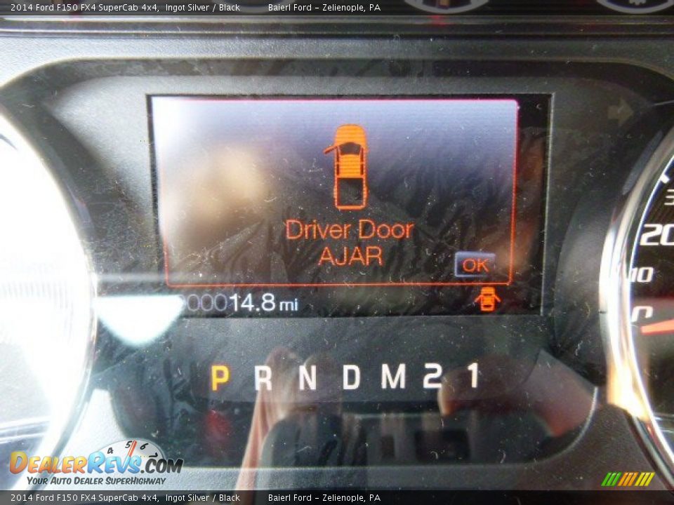2014 Ford F150 FX4 SuperCab 4x4 Ingot Silver / Black Photo #19