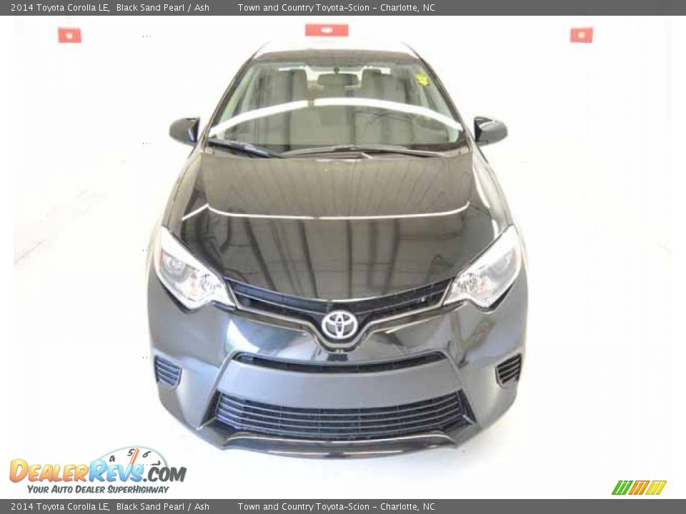 2014 Toyota Corolla LE Black Sand Pearl / Ash Photo #2