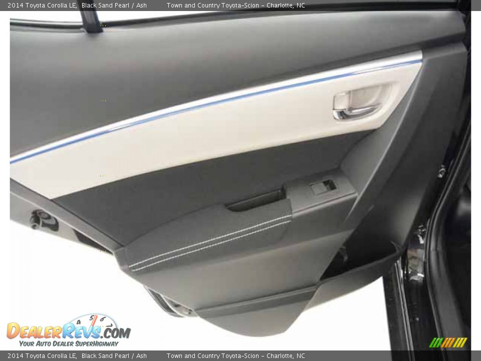 2014 Toyota Corolla LE Black Sand Pearl / Ash Photo #9
