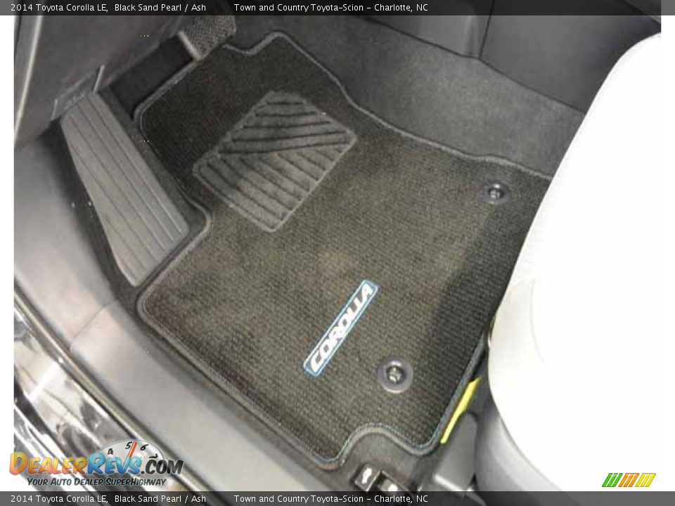 2014 Toyota Corolla LE Black Sand Pearl / Ash Photo #13