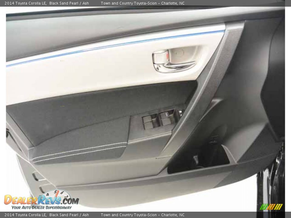 2014 Toyota Corolla LE Black Sand Pearl / Ash Photo #14