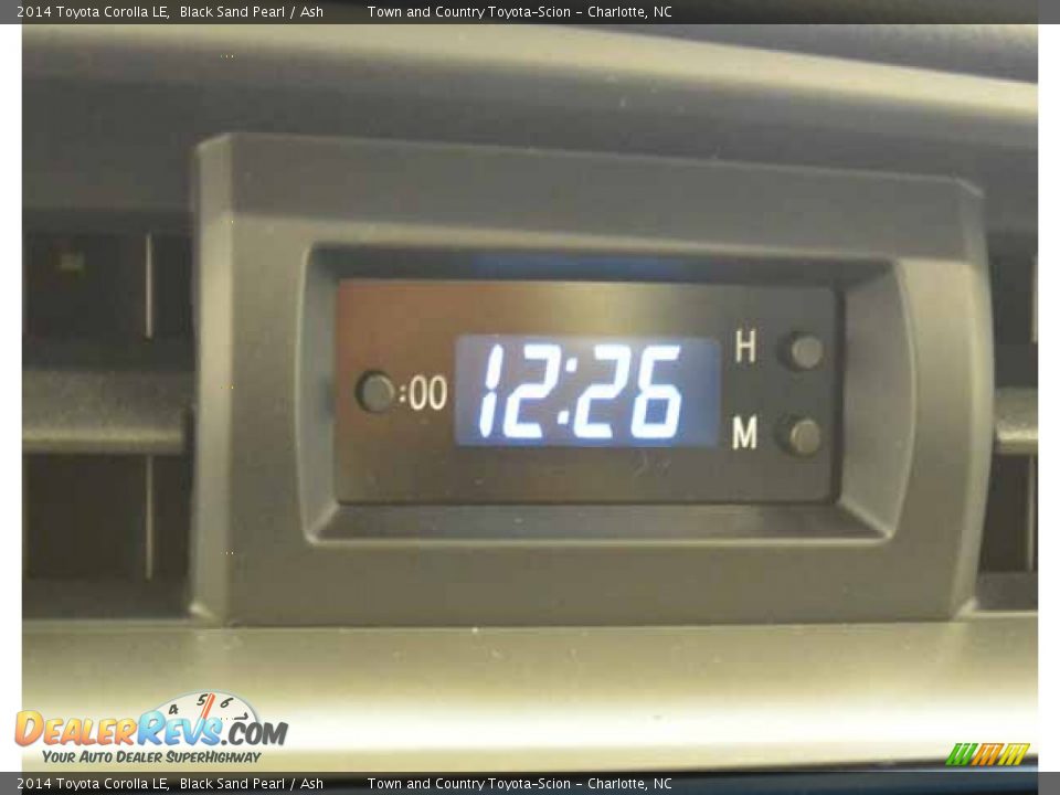 2014 Toyota Corolla LE Black Sand Pearl / Ash Photo #18