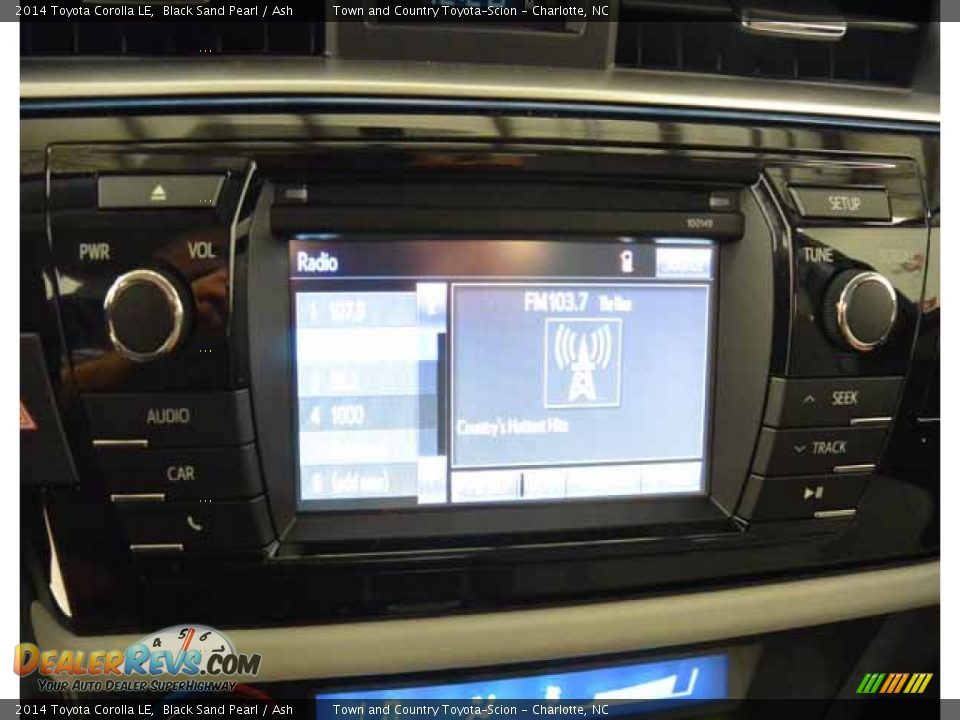 2014 Toyota Corolla LE Black Sand Pearl / Ash Photo #19