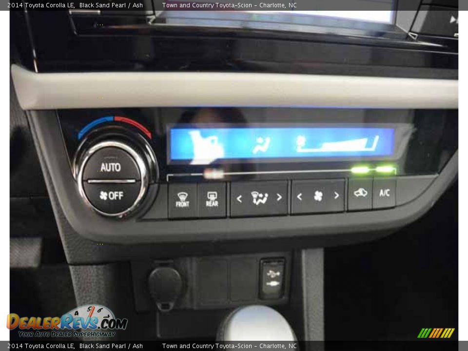 2014 Toyota Corolla LE Black Sand Pearl / Ash Photo #21