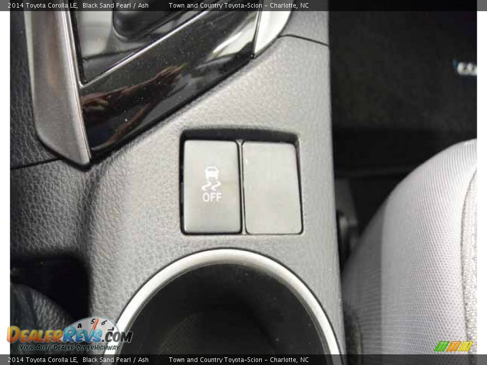 2014 Toyota Corolla LE Black Sand Pearl / Ash Photo #24