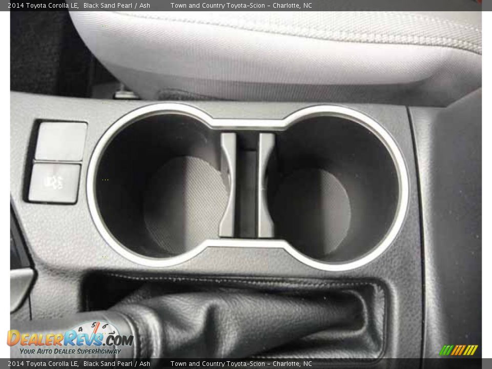 2014 Toyota Corolla LE Black Sand Pearl / Ash Photo #26