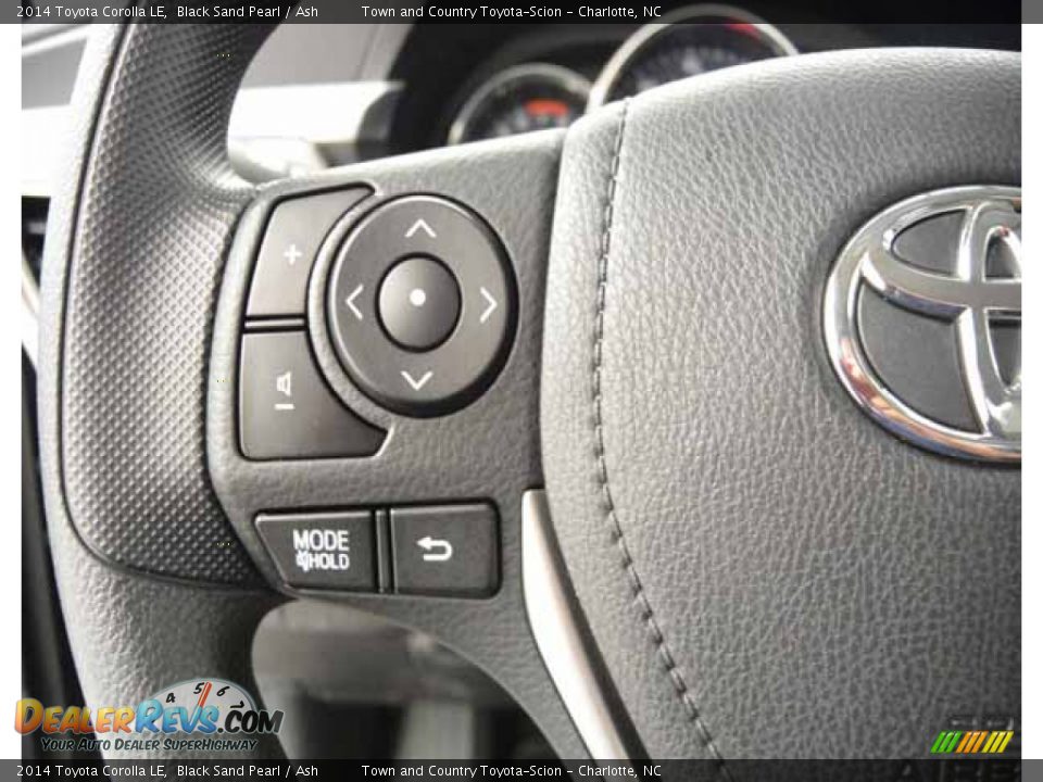 2014 Toyota Corolla LE Black Sand Pearl / Ash Photo #30