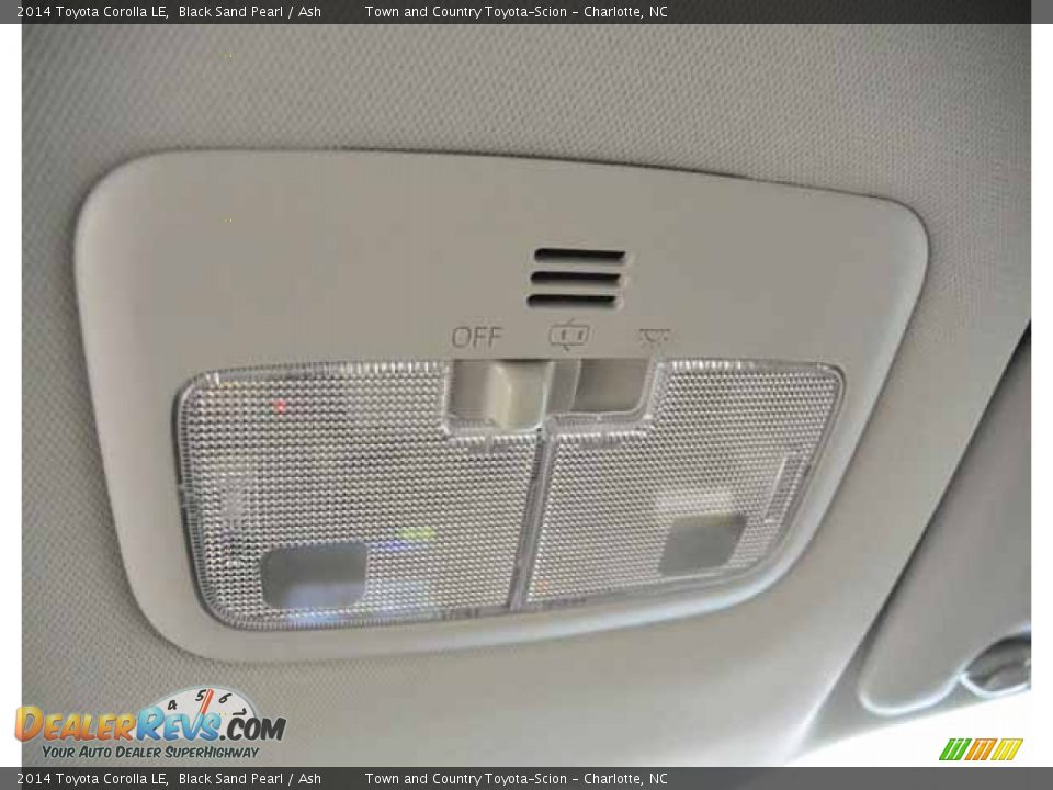 2014 Toyota Corolla LE Black Sand Pearl / Ash Photo #32