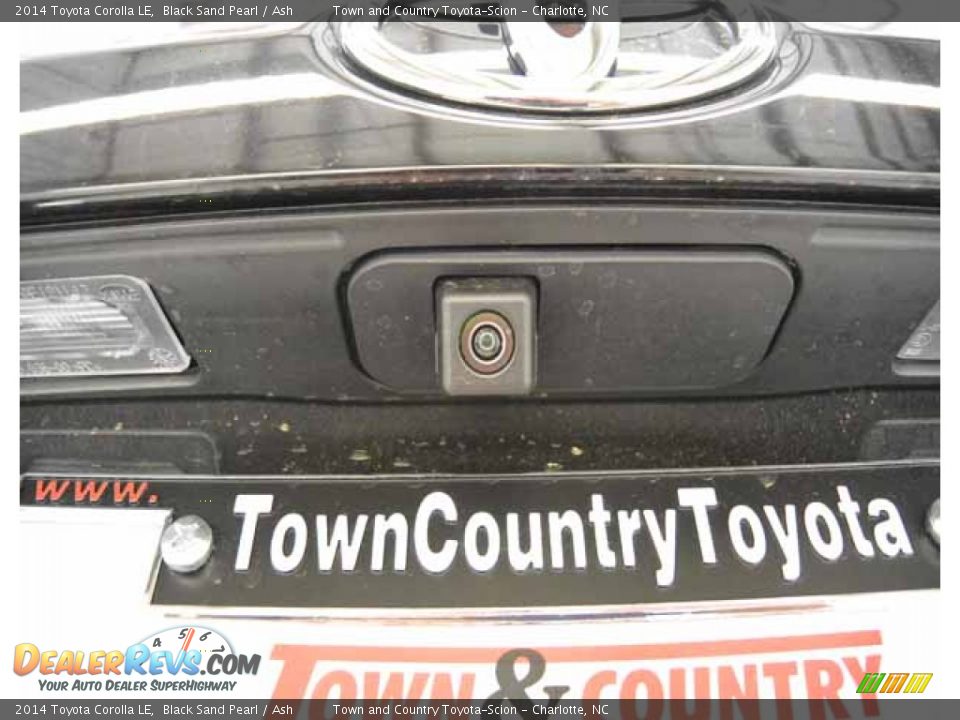 2014 Toyota Corolla LE Black Sand Pearl / Ash Photo #36