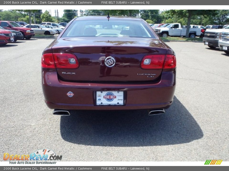 2006 Buick Lucerne CXL Dark Garnet Red Metallic / Cashmere Photo #6