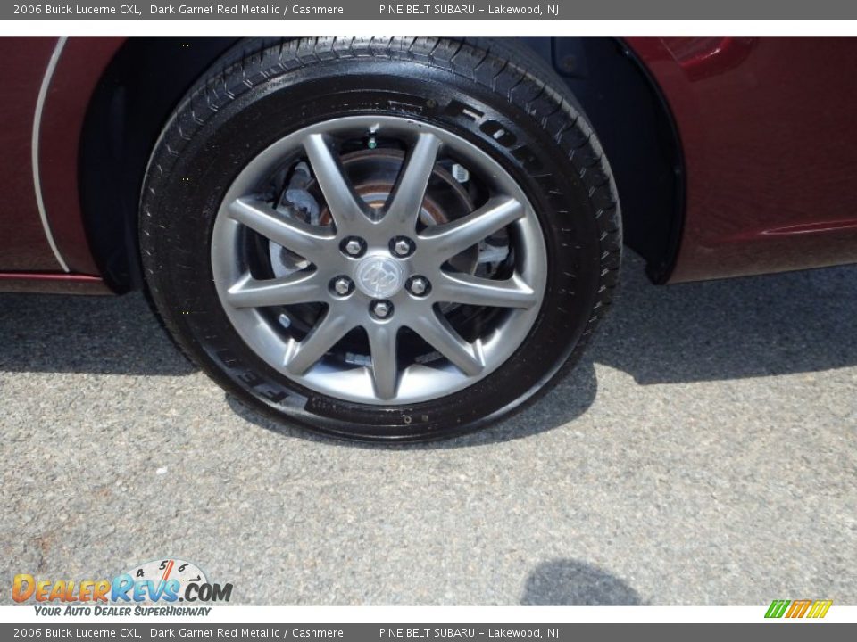 2006 Buick Lucerne CXL Dark Garnet Red Metallic / Cashmere Photo #9