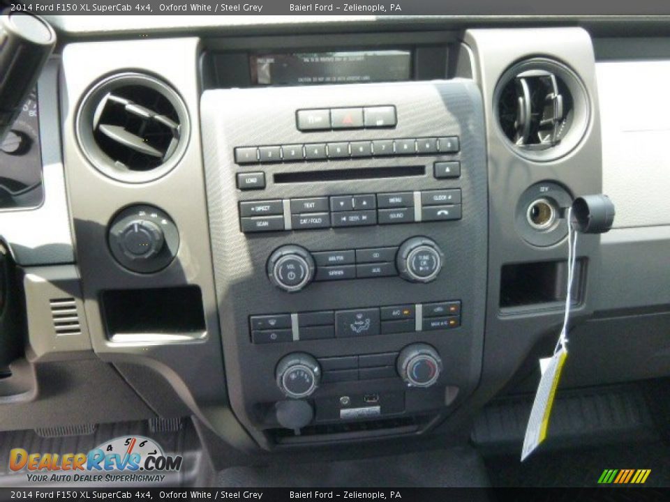 2014 Ford F150 XL SuperCab 4x4 Oxford White / Steel Grey Photo #16