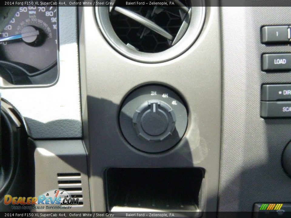 2014 Ford F150 XL SuperCab 4x4 Oxford White / Steel Grey Photo #17