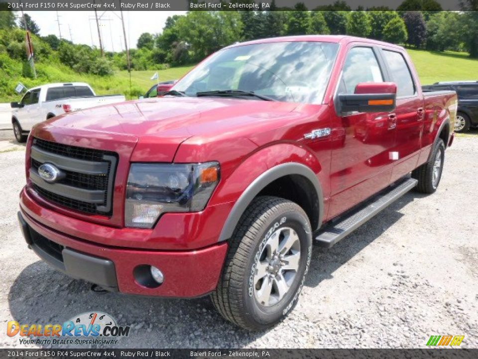 2014 Ford F150 FX4 SuperCrew 4x4 Ruby Red / Black Photo #4