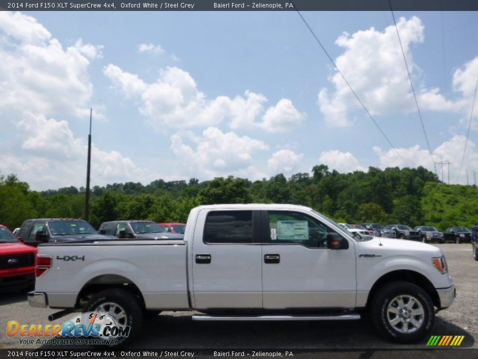 2014 Ford F150 XLT SuperCrew 4x4 Oxford White / Steel Grey Photo #1