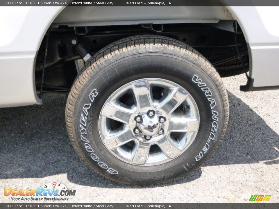 2014 Ford F150 XLT SuperCrew 4x4 Oxford White / Steel Grey Photo #9