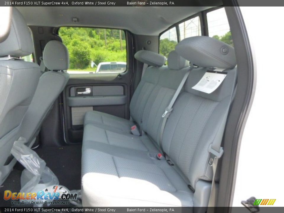 2014 Ford F150 XLT SuperCrew 4x4 Oxford White / Steel Grey Photo #11