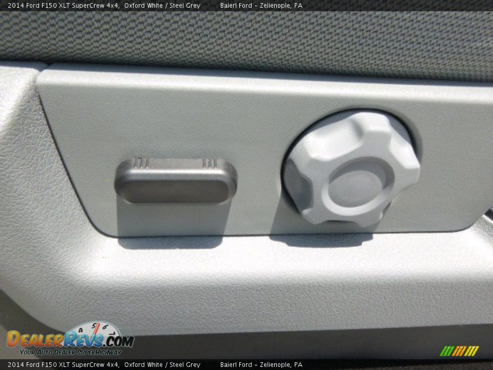 2014 Ford F150 XLT SuperCrew 4x4 Oxford White / Steel Grey Photo #13