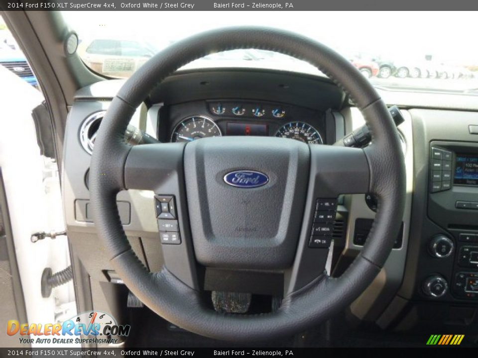 2014 Ford F150 XLT SuperCrew 4x4 Oxford White / Steel Grey Photo #18