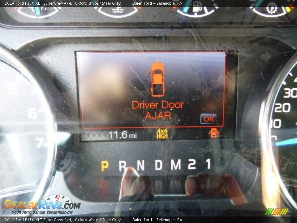 2014 Ford F150 XLT SuperCrew 4x4 Oxford White / Steel Grey Photo #19