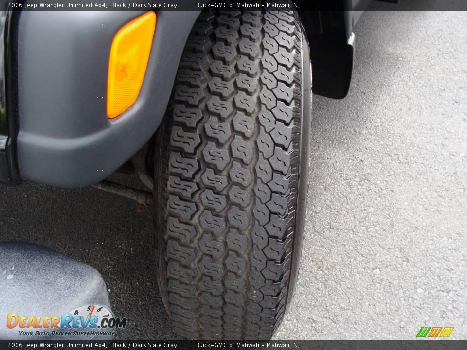 2006 Jeep Wrangler Unlimited 4x4 Black / Dark Slate Gray Photo #11