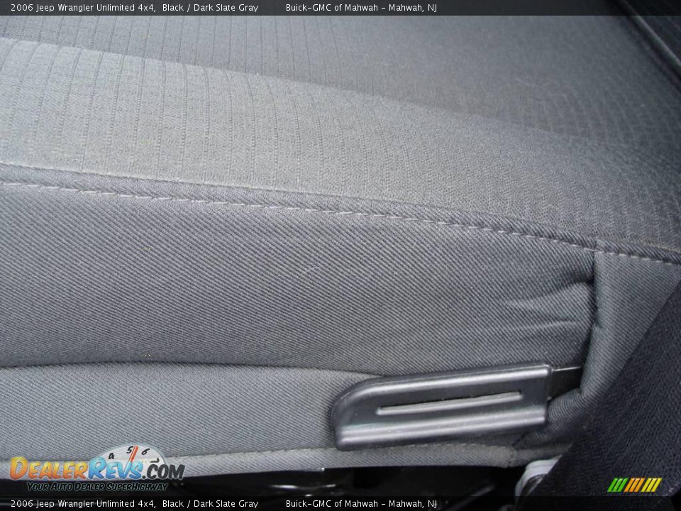 2006 Jeep Wrangler Unlimited 4x4 Black / Dark Slate Gray Photo #14